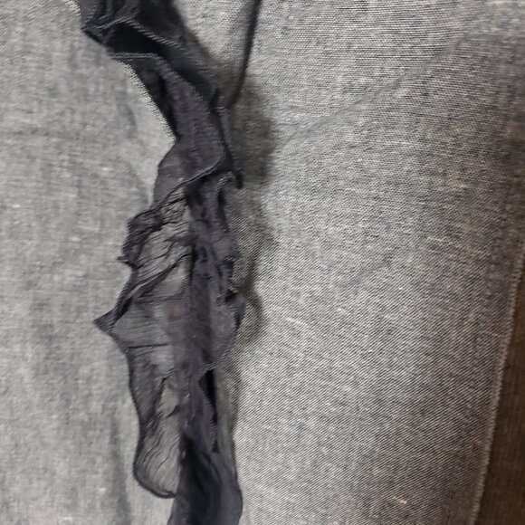 Vasteed Ruffle Edge Polka Dot Button lapel Jacket Blazer NWT size XL - Picture 8 of 12